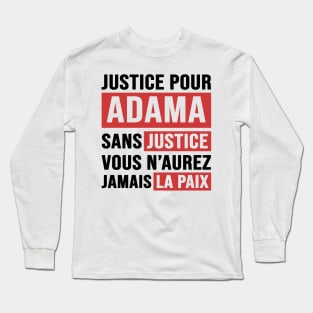 Justice Pour ADAMA Long Sleeve T-Shirt